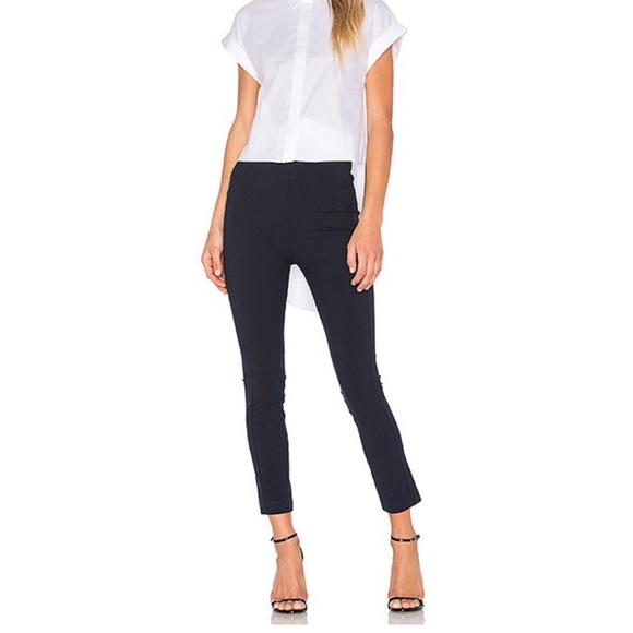 RAG AND BONE Size 4 Simone Back‎ Zip slim Stretch Ankle Trouser High Rise Salute - Picture 1 of 13